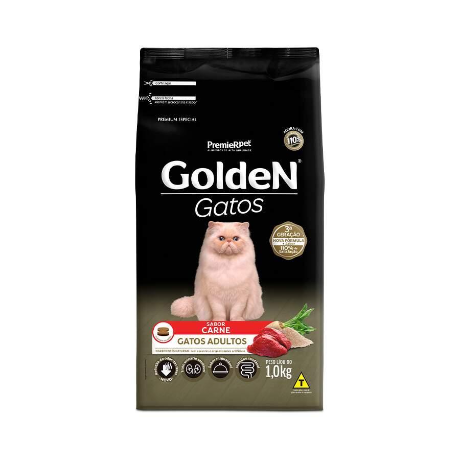 Ração Golden para Gatos Adultos Sabor Carne Ração Golden para Gatos Adultos Sabor Carne